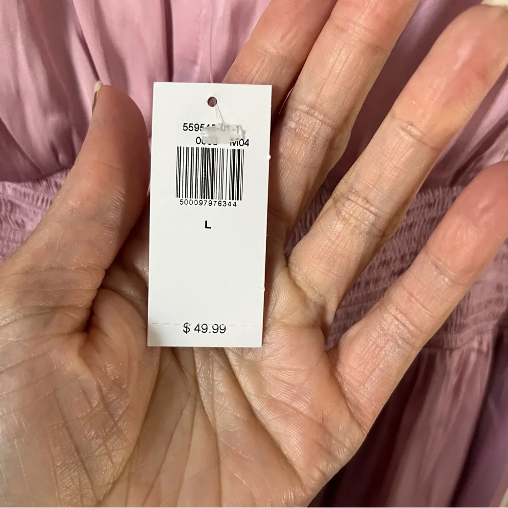 NWT Old Navy Pink Sleeveless Dress - L - Picture 4 of 7